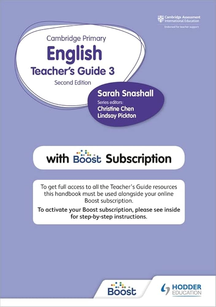 Cambridge Primary English Teacher's Guide 3 with Boost Subscription Second Edition