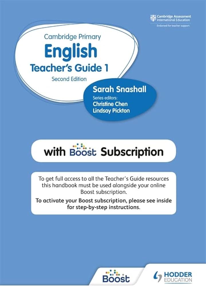 Cambridge Primary English Teacher's Guide Stage 1 with Boost Subscription Second Edition