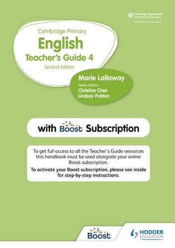 Cambridge Primary English Teacher's Guide 4 Second edition with boost subscription