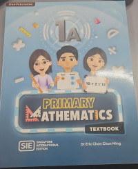 Image of Primary Mathematics 1A Textbook (Singapore International Edition)