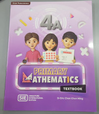 Image of Primary Mathematics 4A textbook (Singapore International Edition)