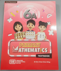 Image of Primary Mathematics 6A textbook (Singapore International Edition)