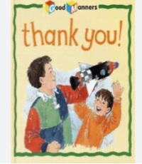 good manner: thank you!